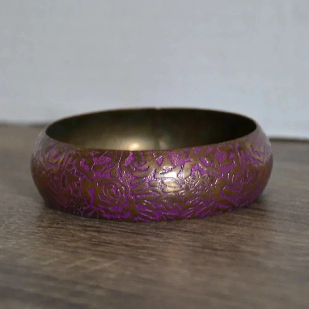5/$25 Metal and Enamel Bangle